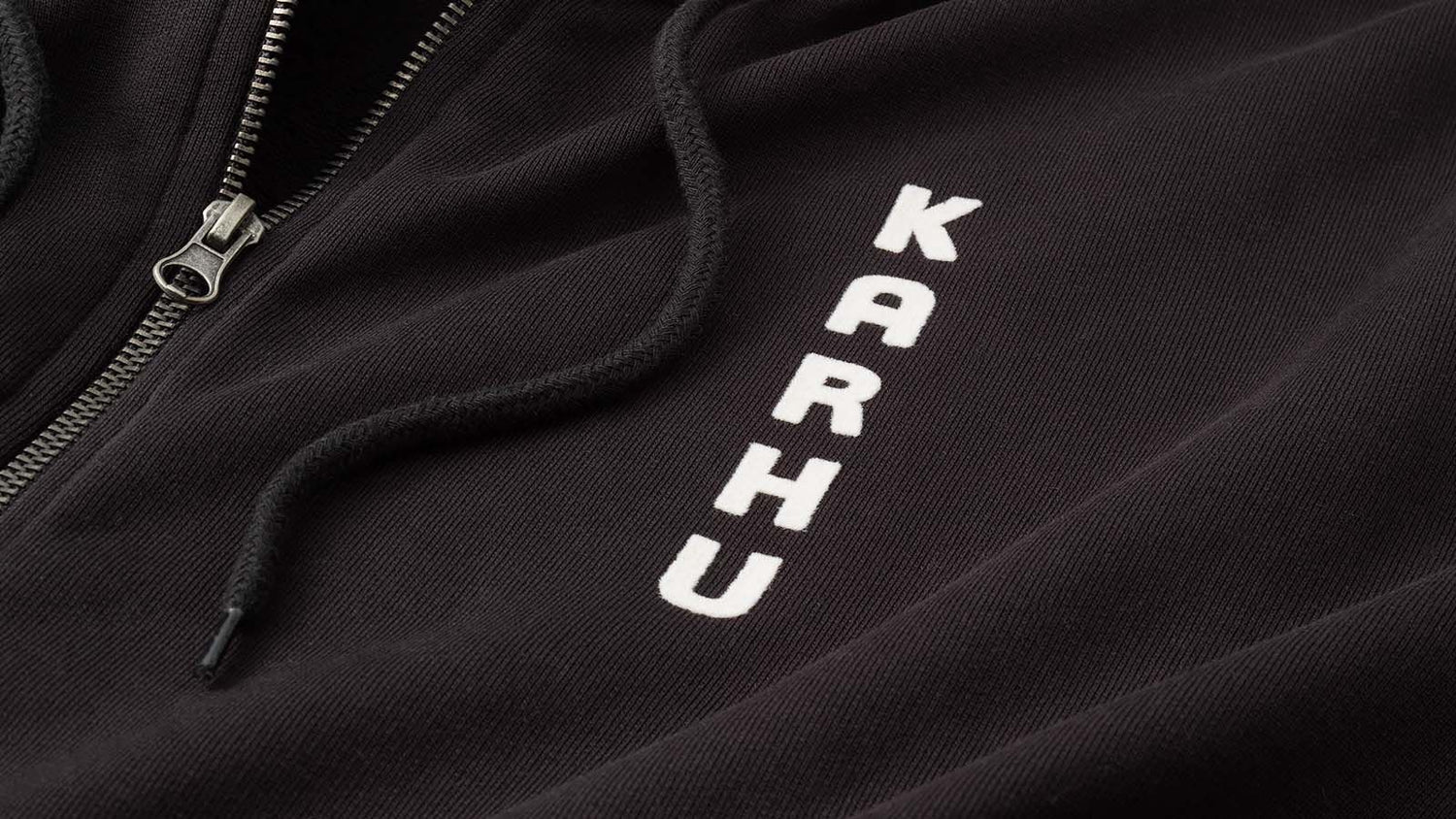 Karhu FULL ZIP HOODIE - JET BLACK /  FOGGY DEW  KA00177-JBFD