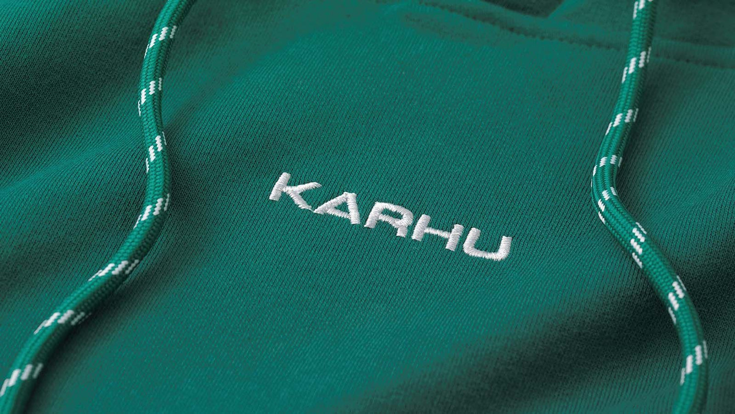 Karhu LOGO HOODIE - AVENTURINE / FOGGY DEW  KA00170-AVFD