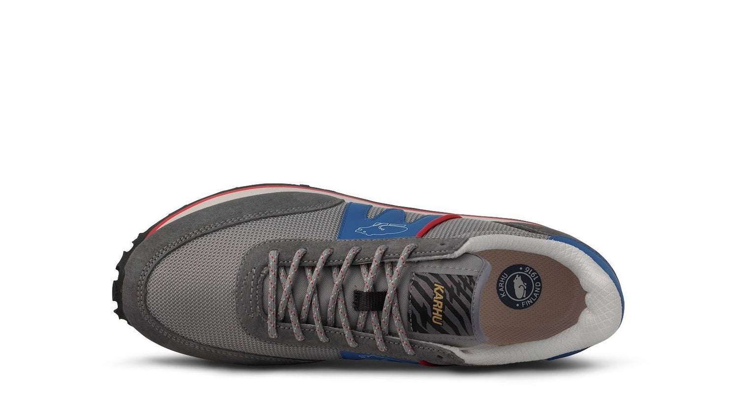 karhu albatross control charcoal gray strong blue