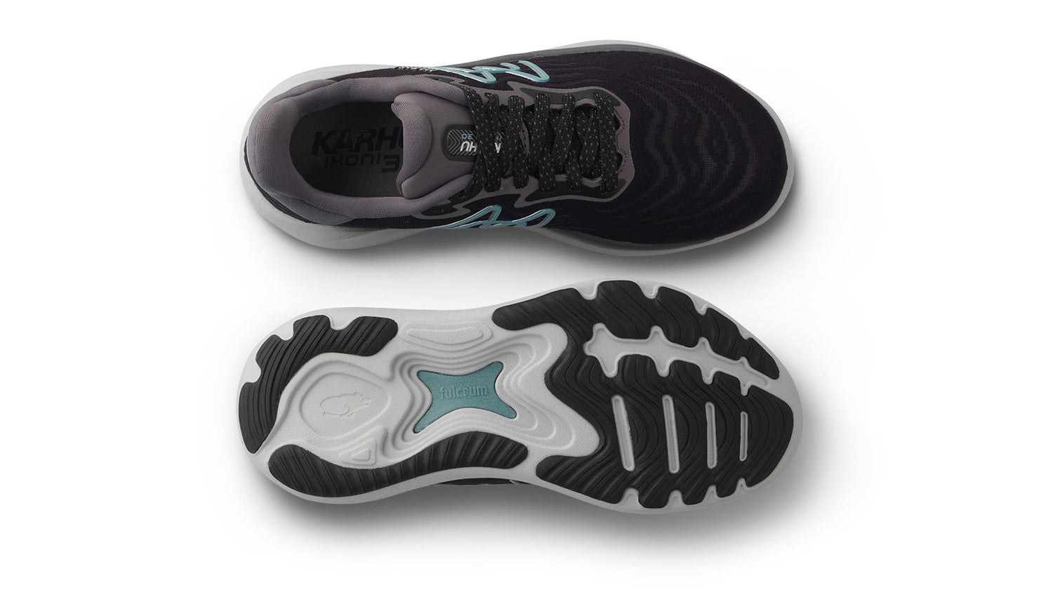 Karhu womens ikoni 3.0 hivo black / stone blue | F202810 | Running shoe