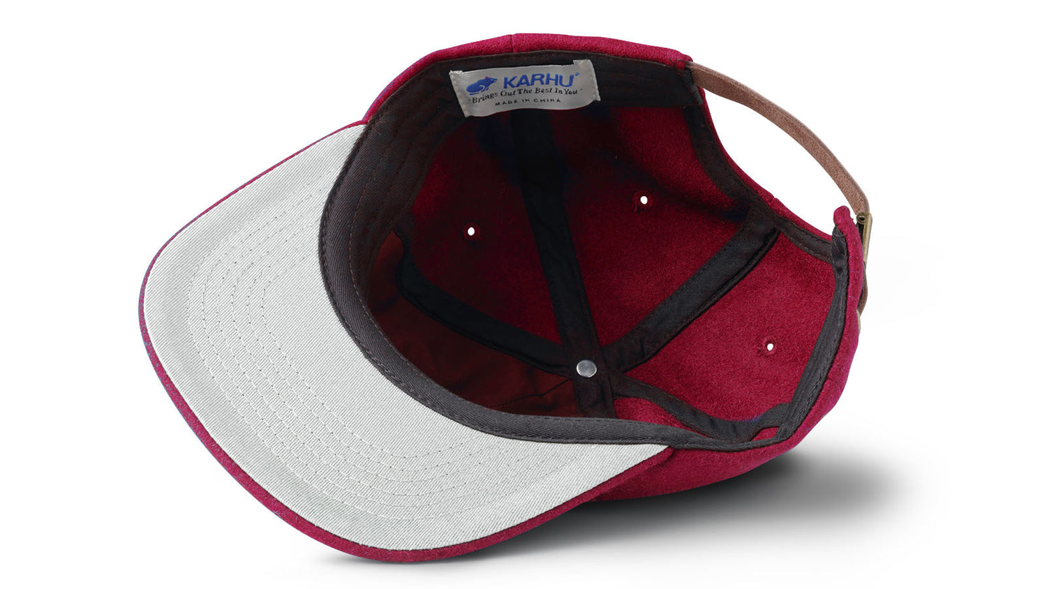 Trampas bear cap - lychee / white