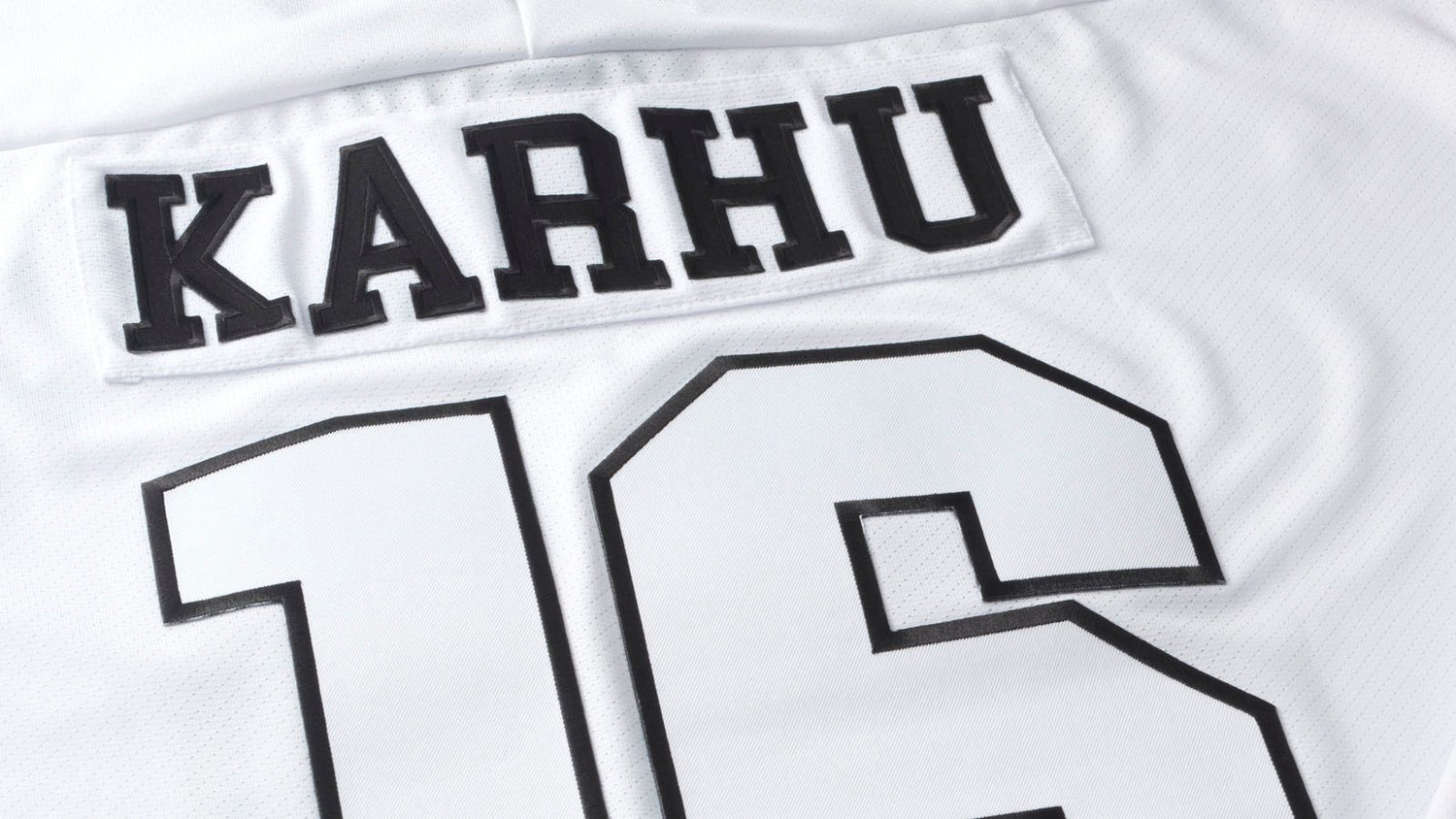 Karhu x tacla hockey jersey white atlantic deep detail 3 