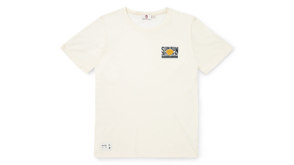 Karhu SUN RUN T–SHIRT MEN'S - OFF WHITE  85968